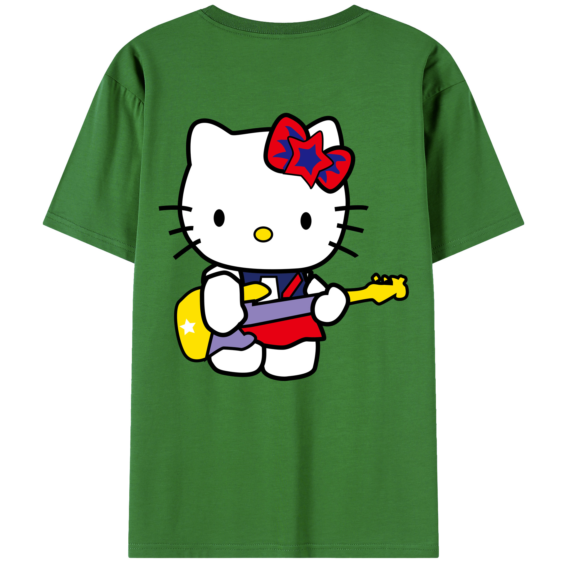 （画像用） Hello Kitty ハローキティ レディース半袖Tシャツ(バックプリント)